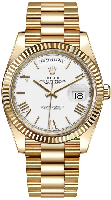 rolex 228238 white|rolex day date 40 228238.